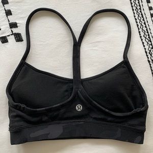 Black Camo Lululemon Sports Bra